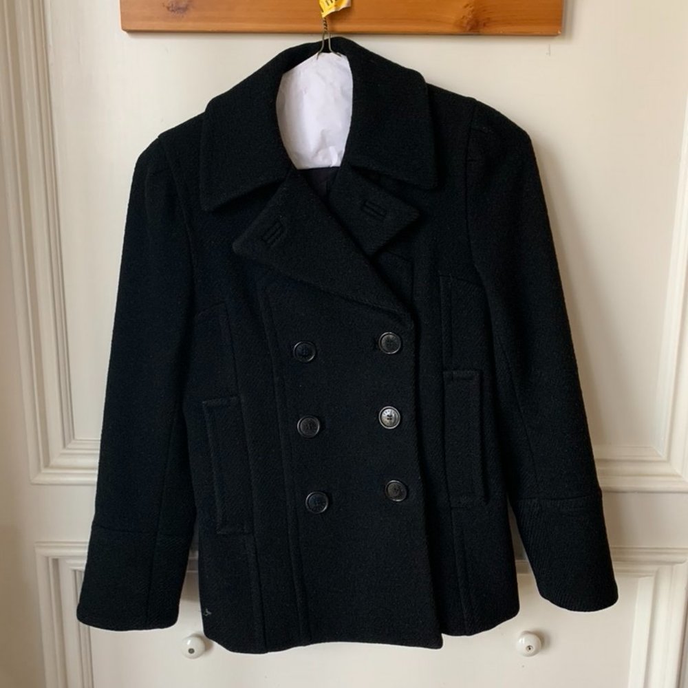 Marc Jacobs Black Peacoat